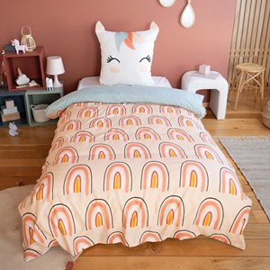 Housse de couette 140x200 + 1 taie maran