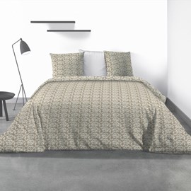 Housse de couette 240x220 carmel + 2 tai