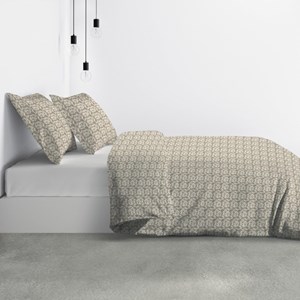 Housse de couette 240x220 carmel + 2 tai