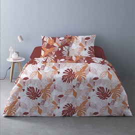 Housse de couette 240x220 chika rouge +