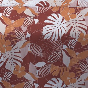 Housse de couette 240x220 chika rouge +