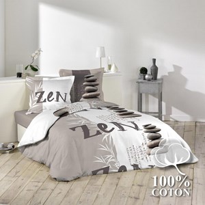 Housse de couette 240x220 + 2 taies gale