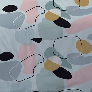 Housse de couette 240x220 kim + 2 taies