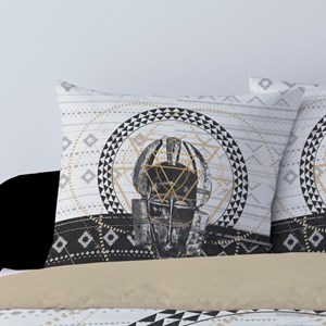 Housse de couette 240x220 masque + 2 tai