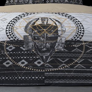 Housse de couette 240x220 masque + 2 tai