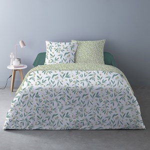 Housse de couette 240x220 misaki vert +