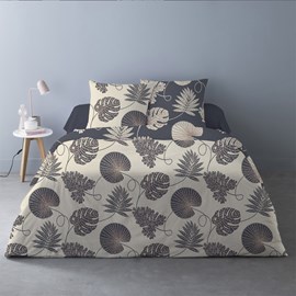 Housse de couette 240x220 olivia gris +