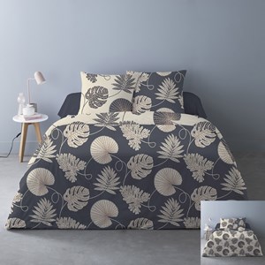Housse de couette 240x220 olivia gris +