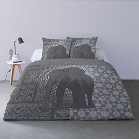 Housse de couette 240x220 suki + 2 taies