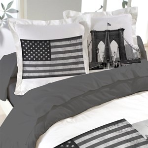 Housse de couette 240x220 time square +