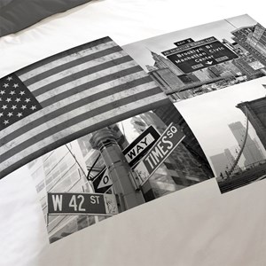 Housse de couette 240x220 time square +