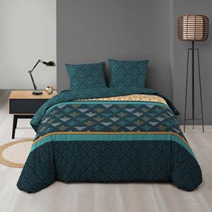 Housse de couette 240x220 + 2 taies tria