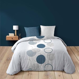 Housse de couette 240x220 + 2 taies voie