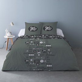 Housse de couette 240x220 yes + 2 taies