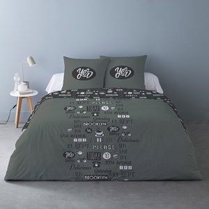 Housse de couette 240x220 yes + 2 taies