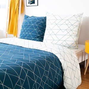 Housse de couette 260x240 + 2 taies