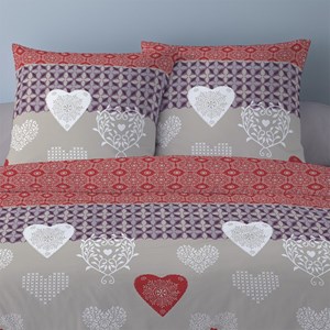 Housse de couette 260x240 naty + 2 taies