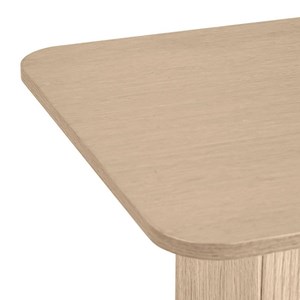 Lot de 2 tables gigognes mélaminé nature