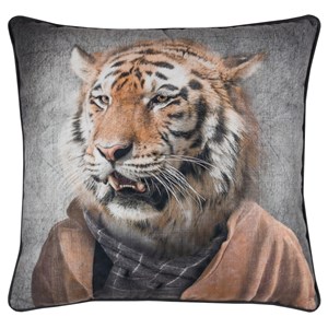 Coussin 45x45 cm bradford tigre