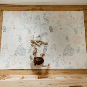 Tapis de jeu xl - le coquillage