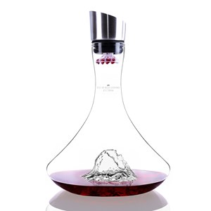 Carafe à vin topographic : pic du midi d'ossau