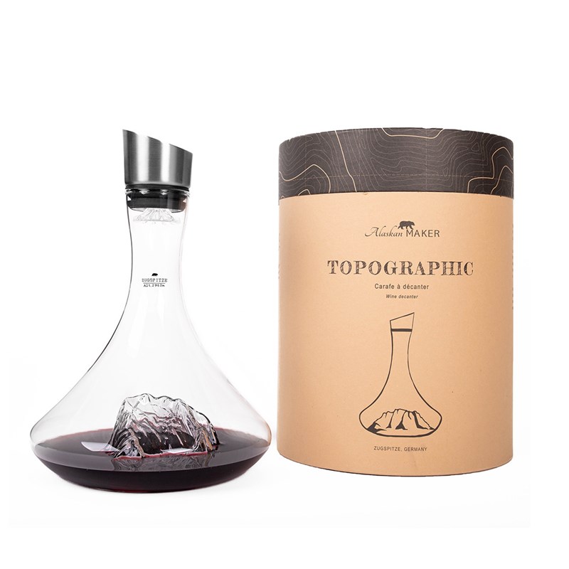 Alaskan Maker - Carafe à vin topographic : zugspitze