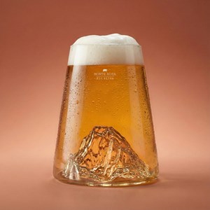Verre design topographic : monte rosa