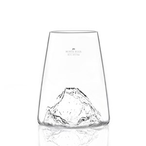 Verre design topographic : monte rosa