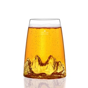 Verre design topographic : tre cime