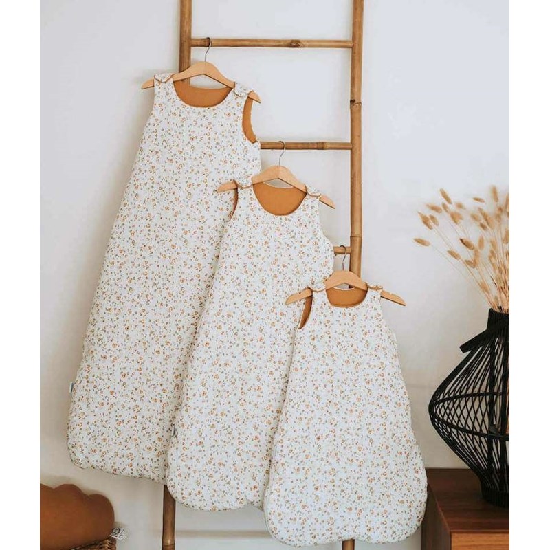 Manufacture des bébés français - Gigoteuse été à camel et kaki 0-6m