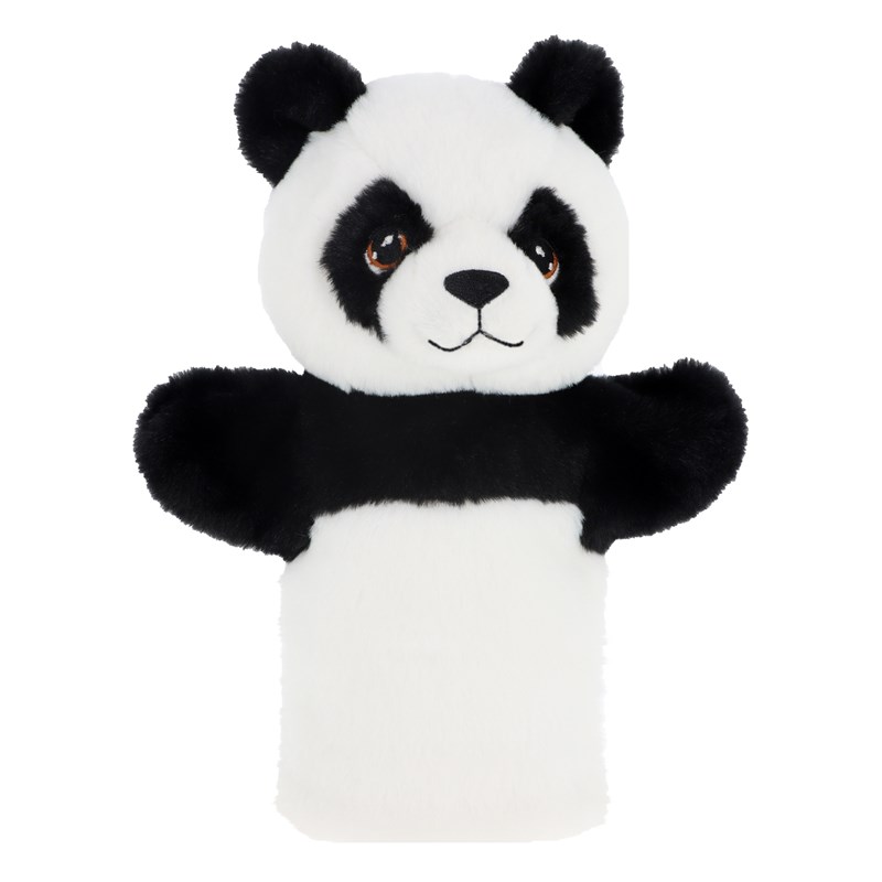 Marionnette panda 27cm 100% recyclée