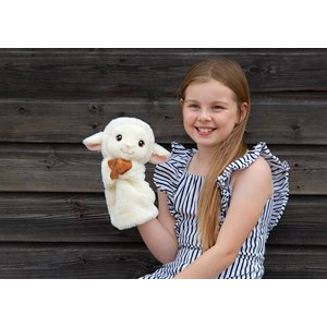 Marionnette girafe 27cm 100% recyclée