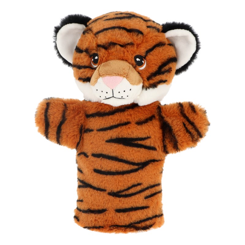 Marionnette tigre 27cm 100% recyclée