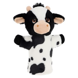 Marionnette vache 27cm 100% recyclée