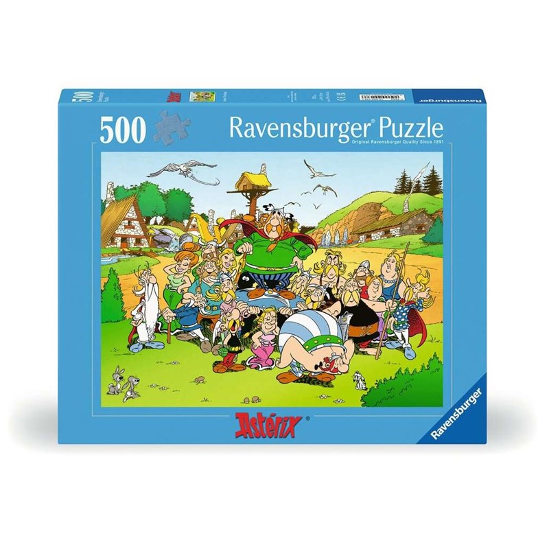 Puzzle astérix au village 500 pièces