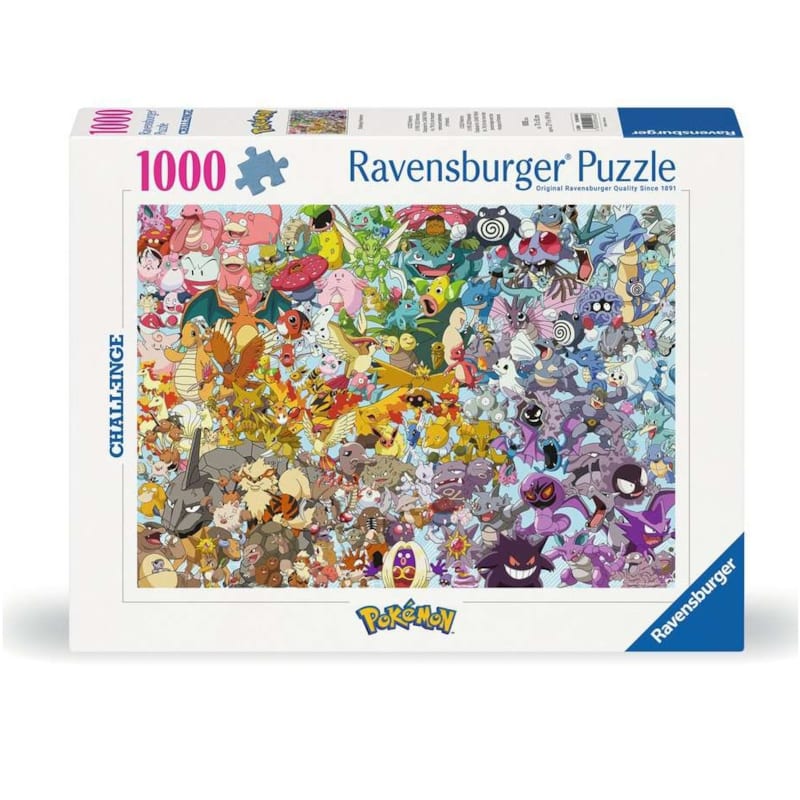Challenge puzzle pokémon 1000 pièces