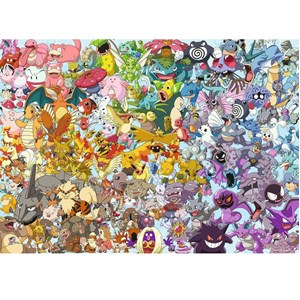 Challenge puzzle pokémon 1000 pièces