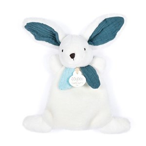 Happy pop mini doudou lapin bleu 17 cm