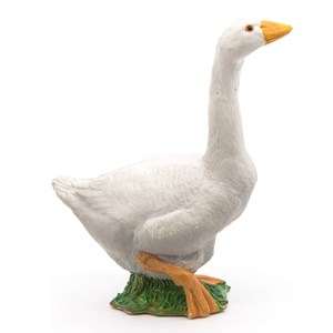Figurine oie blanche