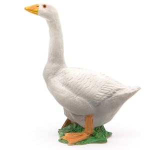 Figurine oie blanche