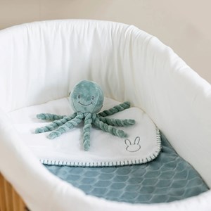 Peluche octopus poulpe vert de gris