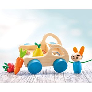 Verdurino véhicule en bois à tirer