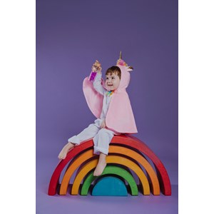 Bouteille sensorielle move arc-en-ciel