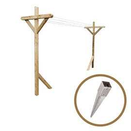 Kit étendoir à linge extérieur sévill...