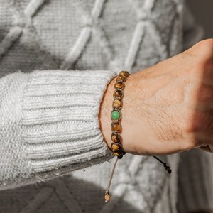 Bracelet piton œil de tigre