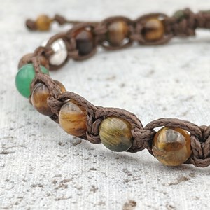 Bracelet piton œil de tigre