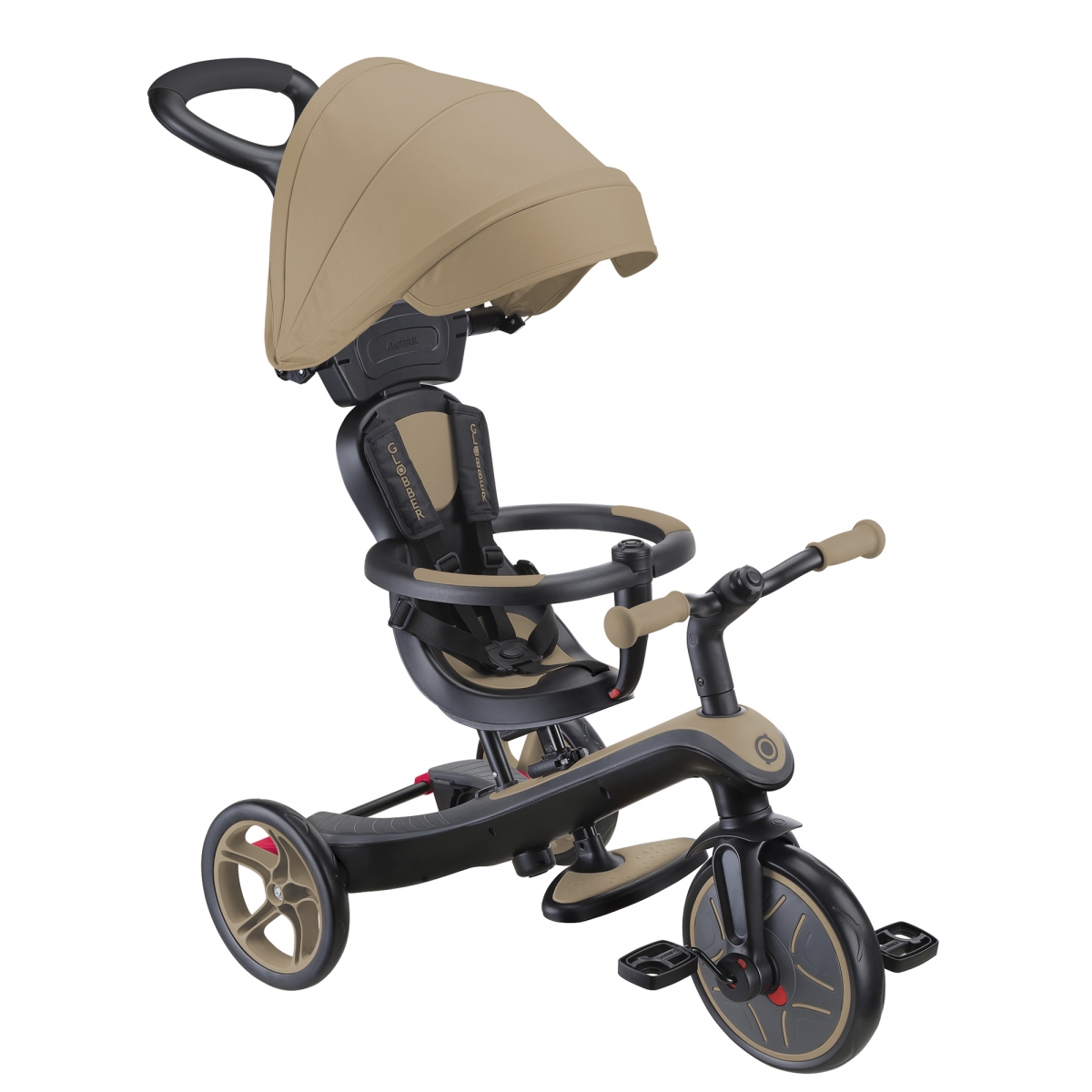 MoMi INVIDIA - Tricycle Bébé Évolutif 5-en-1 - 9m-5ans - Siège Réglable