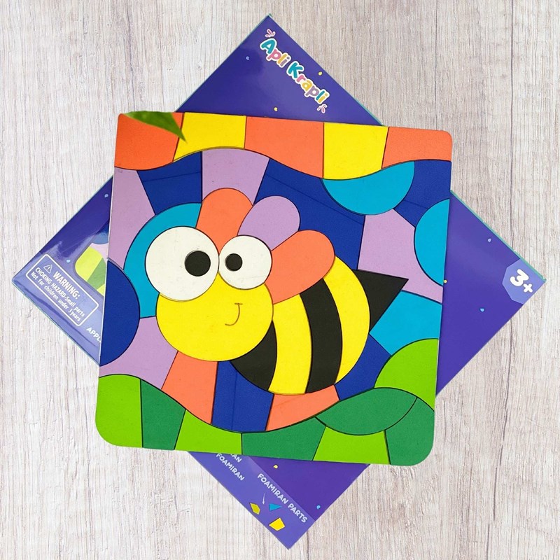 Abeille - kit de mosaïque en mousse