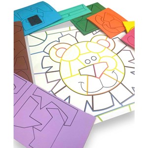 Lion - kit de mosaïque en mousse