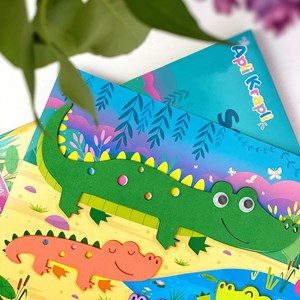 Famille crocodiles - kit créatif  mousse